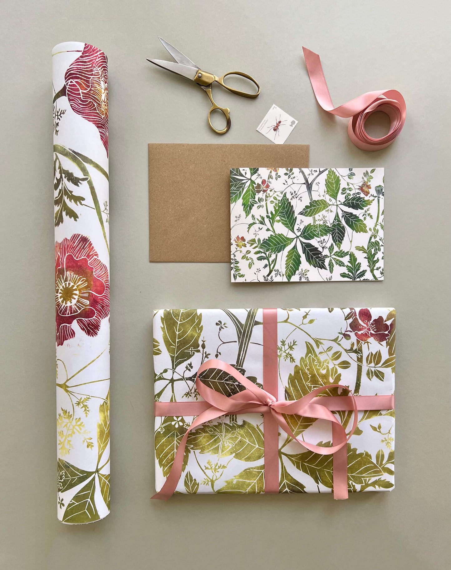 Patterned Paper Poppy & Wild Rose Ruby