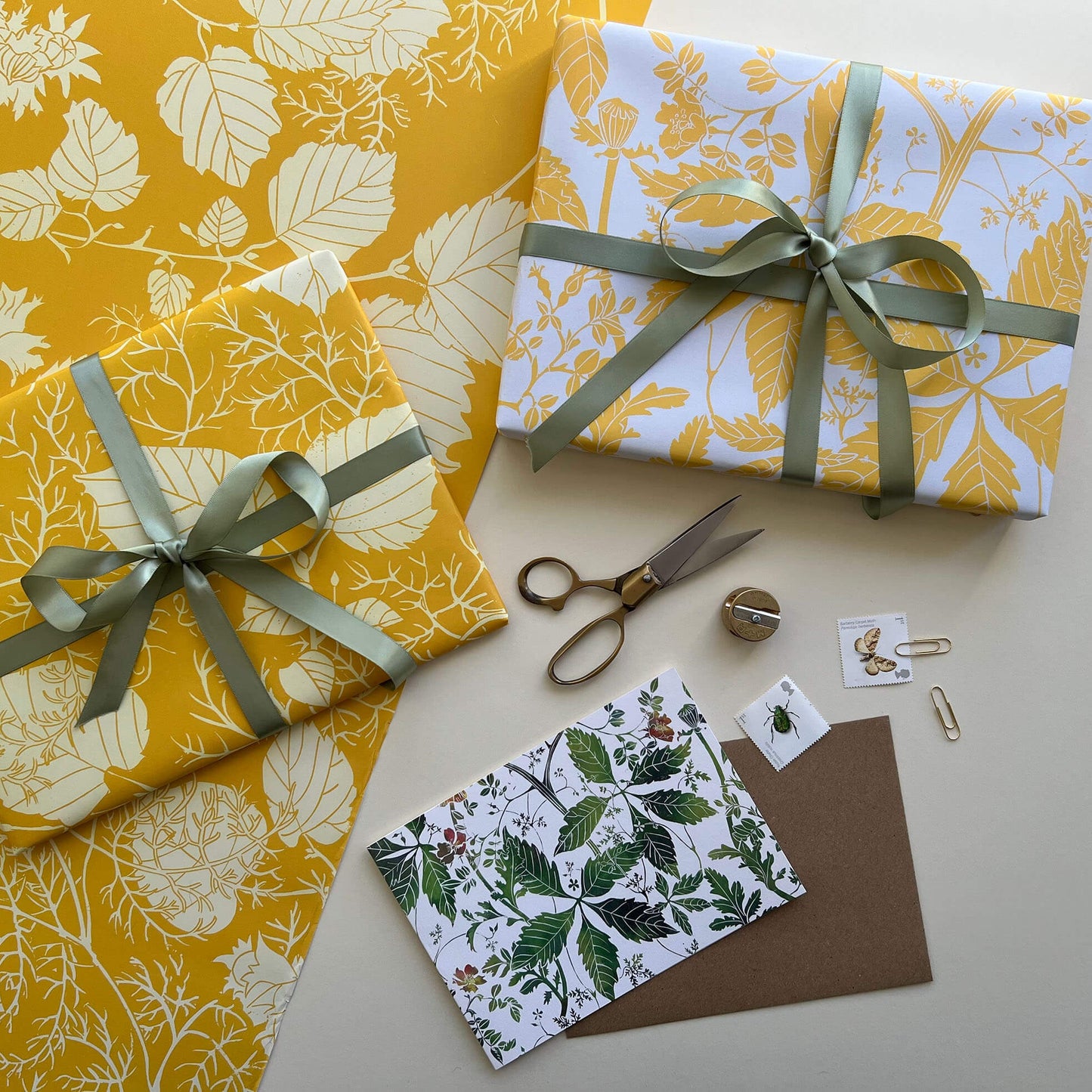 Patterned Paper Hazel Mustard