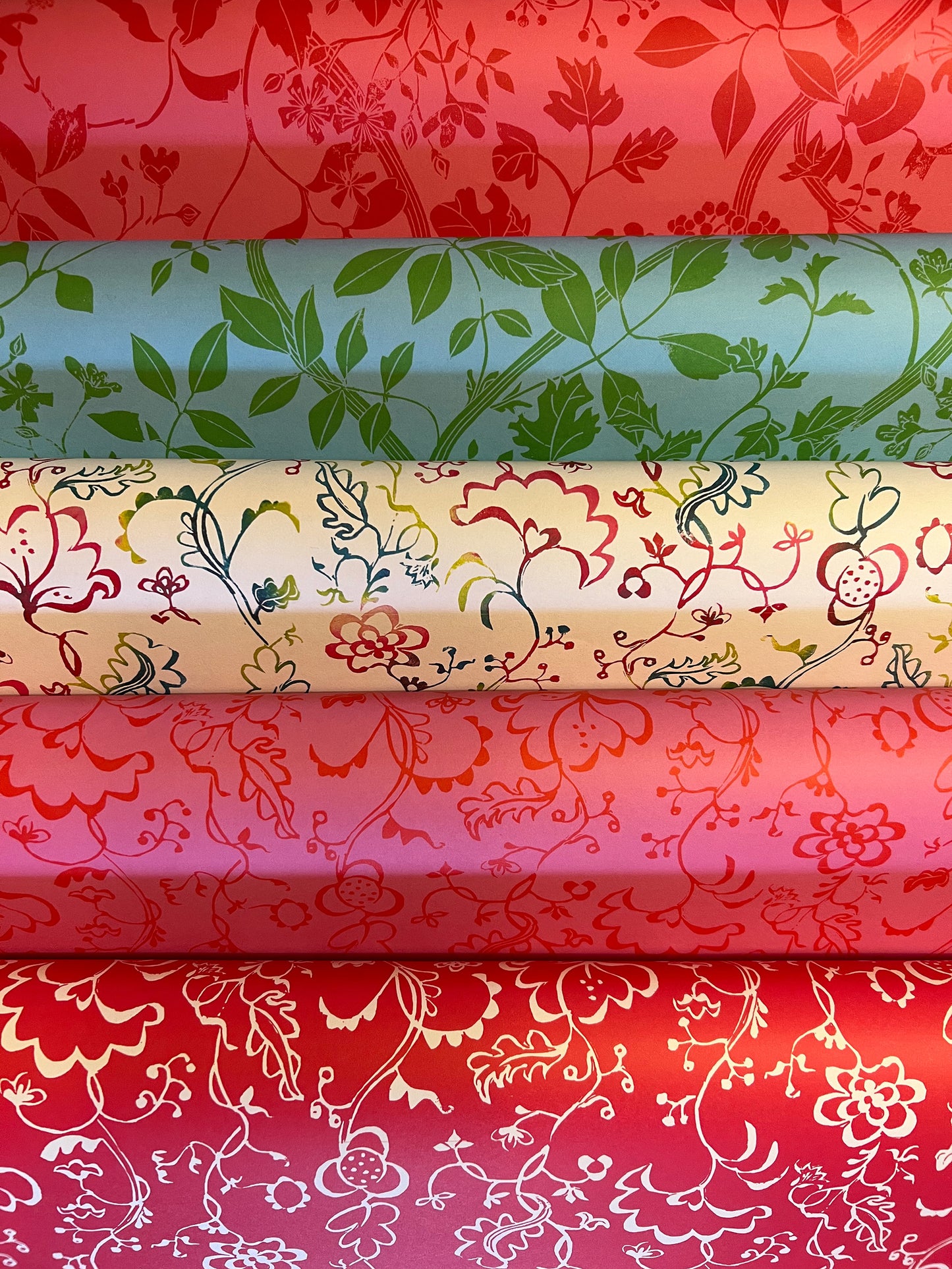 Patterned Paper Crewel Work Silk Threads
