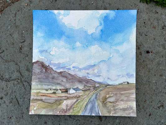 Watercolour - Cumbrian Landscape
