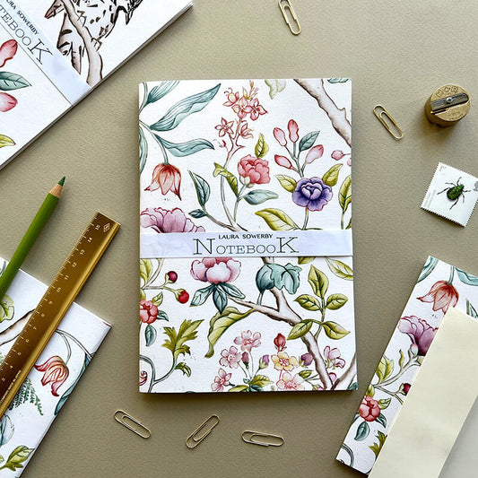 Peony Garden Notebook